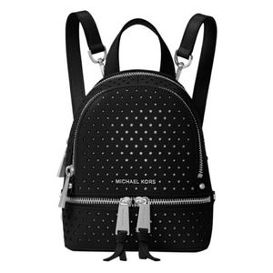 Michael Kors Rhea Mini Star Leather Backpack